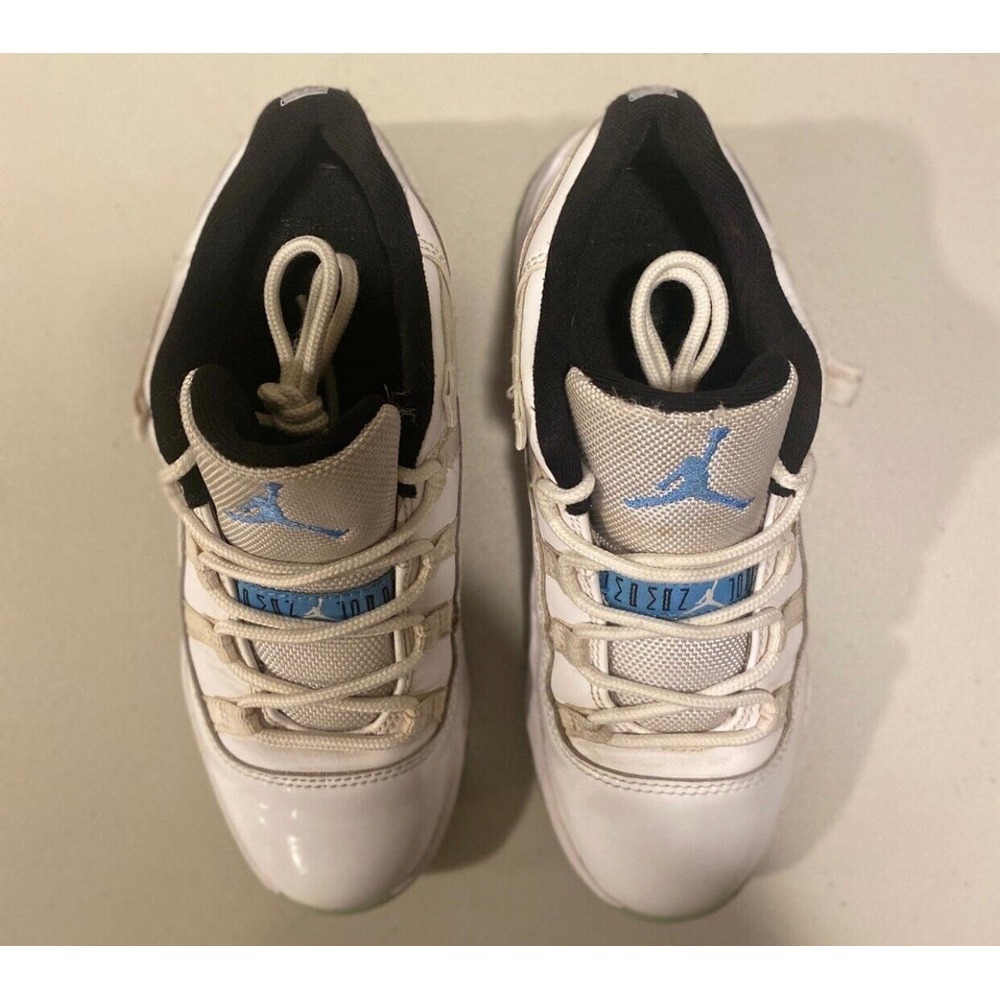 Nike Air Jordan 11 XI Retro Low PS Columbia White Legend Blue 505835-117 Sz 2.5Y - Picture 2 of 7